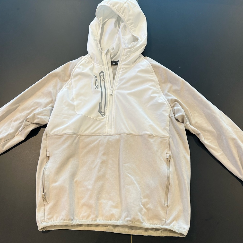 RLX Ralph Lauren White Hoodie